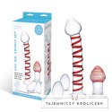 Szklane dildo, korek analny i jajeczka - Glas Mr. Swirly Set Glas