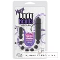 Koraliki analne wibrujące - PowerBullet Mega Booty Beads Grey PowerBullet