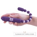 Koraliki analne wibrujące - PowerBullet Mega Booty Beads Violet PowerBullet