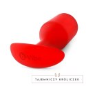 Plug analny - B-Vibe Snug Plug 6 Red B-Vibe