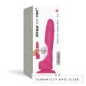 Dildo - Strap-On-Me Sliding Skin Dildo Fuchsia L Strap-On-Me