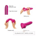 Dildo - Strap-On-Me Sliding Skin Dildo Fuchsia L Strap-On-Me