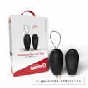 Zdalnie sterowane jajeczko wibrujące - The Screaming O Premium Remote Egg Black The Screaming O