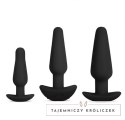 Zestaw do treningu analnego - B-Vibe Anal Training & Education Set Black B-Vibe