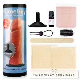 Zestaw do klonowania penisa z przyssawką - Cloneboy Dildo & Suction Cap Pink Cloneboy