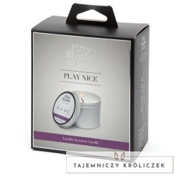 Świeca do masażu - Fifty Shades of Grey Play Nice Vanilla Candle 90g Fifty Shades of Grey