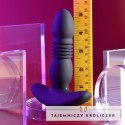 Playboy Pleasure - Aksamitny plug Trust - 10 prędkości Playboy