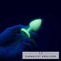 B-Vibe - ASStronaut Glow-in-the-Dark Zestaw z korkiem analnym - zielony B-Vibe