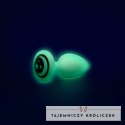 B-Vibe - ASStronaut Glow-in-the-Dark Zestaw z korkiem analnym - zielony B-Vibe