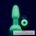 B-Vibe - ASStronaut Glow-in-the-Dark Zestaw z korkiem analnym - zielony B-Vibe