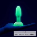 B-Vibe - ASStronaut Glow-in-the-Dark Zestaw z korkiem analnym - zielony B-Vibe