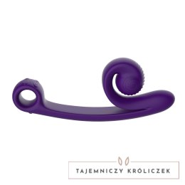 Snail Vibe - Podwójny Wibrator Stymulujący Punkt-G Curve Fioletowy Snail Vibe