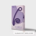 Snail Vibe - Podwójny Wibrator Stymulujący Punkt-G Curve Fioletowy Snail Vibe