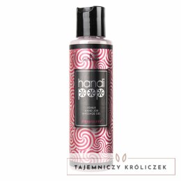 Żel do masażu - Sensuva Handipop Massage Gel Strawberry 125 ml Sensuva