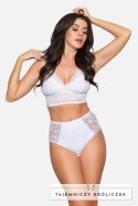 Figi Lace-Fit BBL 070 Białe Biały XXXL Babell