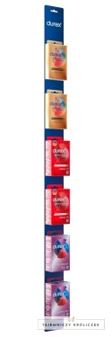 Durex Clip Strip - Zestaw 3 Rodzajów Prezerwatyw Thin Feel Real Feel I Surprise Mix Durex