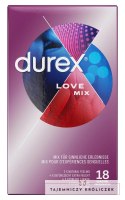 Durex Love Mix Pack - Prezerwatywy 5x8 Różnych Rodzajów Gumek Durex