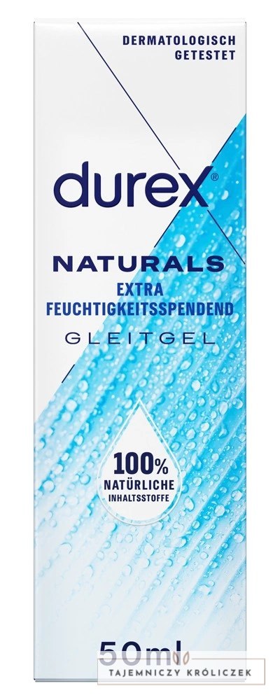 Durex Naturals Extra Wet - Lubrykant Do Długotrwałego Nawilżenia Naturalny 50 ml Durex