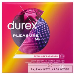 Durex Pleasure Me - Prezerwatywy Z Rowkami Do Stymulacji 40 szt Durex