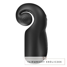 SVibe - Silikonowy Masturbator Automatyczny EVO Czarny Snail Vibe