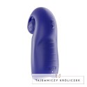 SVibe - Silikonowy Masturbator Automatyczny EVO Niebieski Snail Vibe