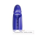 SVibe - Silikonowy Masturbator Automatyczny EVO Niebieski Snail Vibe