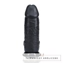 RealRock - Extra cienkie realistyczne dildo z jądrami 23 cm RealRock by Shots