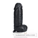 RealRock - Extra cienkie realistyczne dildo z jądrami 23 cm RealRock by Shots