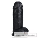 RealRock - Extra cienkie realistyczne dildo z jądrami 25,4 cm RealRock by Shots