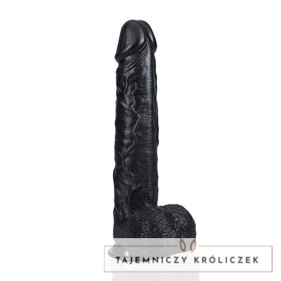 RealRock - Extra duże realistyczne dildo z jądrami 35,5 cm RealRock by Shots