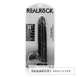 RealRock - Extra duże realistyczne dildo z jądrami 35,5 cm RealRock by Shots