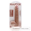 RealRock - Extra duże realistyczne dildo z jądrami 38 cm RealRock by Shots