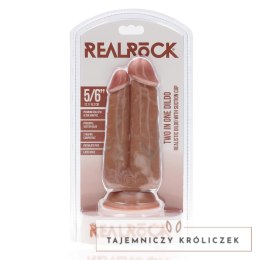 RealRock - Podwójne dildo 15,2 cm RealRock by Shots