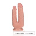 RealRock - Realistyczne podwójne dildo 15,2 cm RealRock by Shots