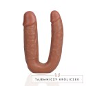 RealRock - Zawinięte realistyczne dildo - podwójne 12,7 cm RealRock by Shots