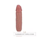 RealRock - Zawinięte realistyczne dildo - podwójne 12,7 cm RealRock by Shots