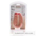 RealRock - Zawinięte realistyczne dildo - podwójne 12,7 cm RealRock by Shots