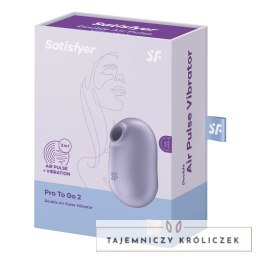 Satisfyer - Wibrator z podwójnym pulsowaniem powietrza Pro to Go 2 Satisfyer