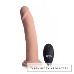 Nadmuchiwane i wibrujące silikonowe dildo - 7 / 18 cm XR Brands XR Brands