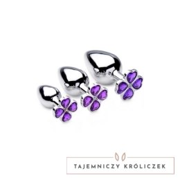 Zestaw korków analnych Violet Flower XR Brands XR Brands