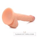 XR Brands - Realistyczne dildo z jądrami POP - 16,5 cm XR Brands