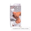 XR Brands - Realistyczne, podwójne dildo tryskające - 20,5 cm XR Brands