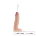 XR Brands - Realistyczne, podwójne dildo tryskające - 25,5 cm XR Brands