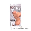 XR Brands - Realistyczne, podwójne dildo tryskające - 25,5 cm XR Brands