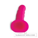 XR Brands - Ściskające dildo z imitacją żył XR Brands