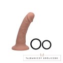 XR Brands - Silikonowe Dildo z Uprzężą - 18 cm XR Brands