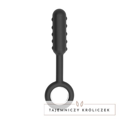 Dildo z metalowym pierścieniem No.61 Sono by Shots