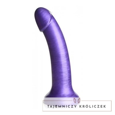 XR Brands - Metalowe, silikonowe dildo - 17,8 cm XR Brands