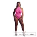 Body z dekoltem w szpic XL/XXXXL Ouch! by shots Ouch! by Shots