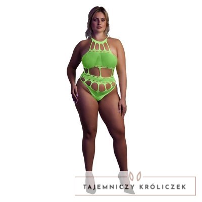 Body z greckim dekoltem XL/XXXXL Ouch! by shots Ouch! by Shots